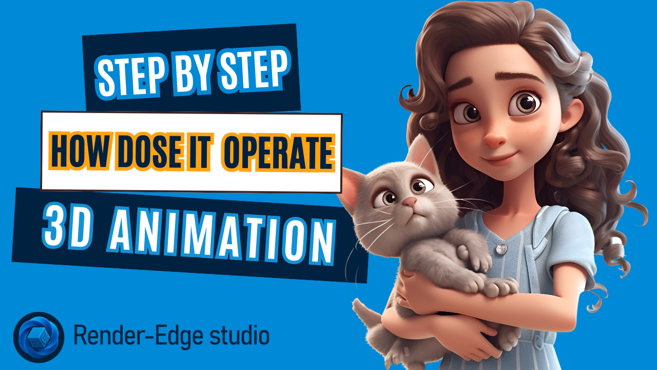 How does 3d animation operate? 