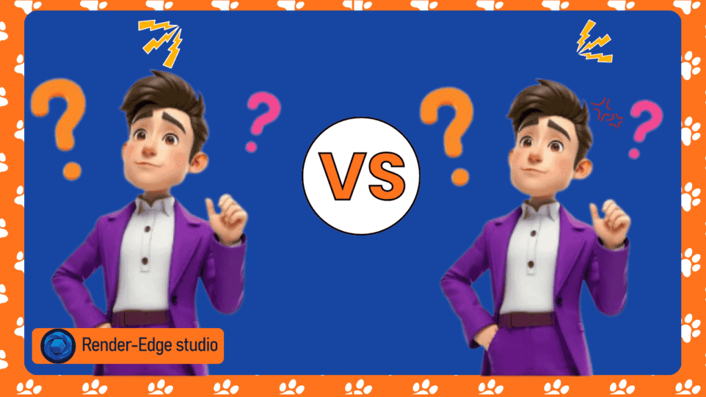 3D Walkthrough vs Still Render