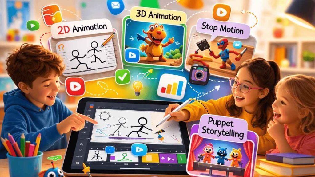Quick Comparison: Best iPad Animation Apps for Kids
